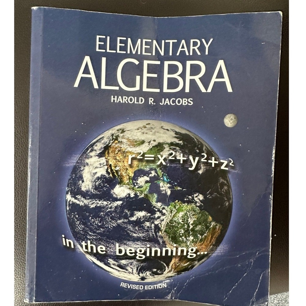 Elementary Algebra Harold R Jacobs Revised Master Books Homeschool Textbook